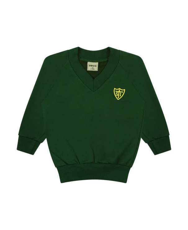 Boys V-Neck Sweatshirt Emb Logo